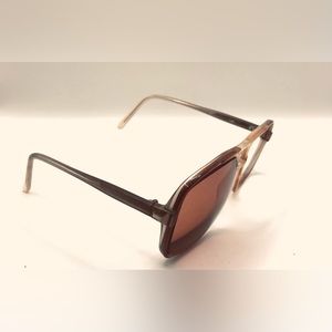 Vintage Lassiter 149 Brown Pilot Sunglasses Frames Only